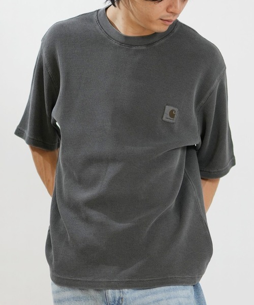 Carhartt WIP S/S Nelson Waffle T‑Shirt I036185 — футболка с вафельной текстурой