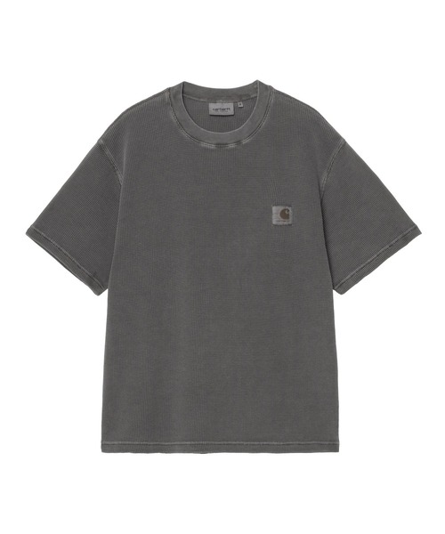 Carhartt（カーハート）の「Carhartt WIP/カーハート 半袖 Tシャツ S/S NELSON WAFFLET-SHIRT I036185（Tシャツ/カットソー・メンズ・ブラック/ナチュラル/ブルー・L/XL/S/M）」の5枚目の写真