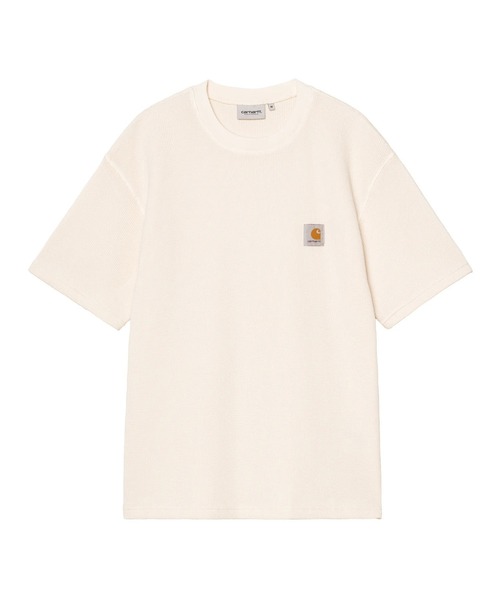 Carhartt（カーハート）の「Carhartt WIP/カーハート 半袖 Tシャツ S/S NELSON WAFFLET-SHIRT I036185（Tシャツ/カットソー・メンズ・ブラック/ナチュラル/ブルー・L/XL/S/M）」の8枚目の写真