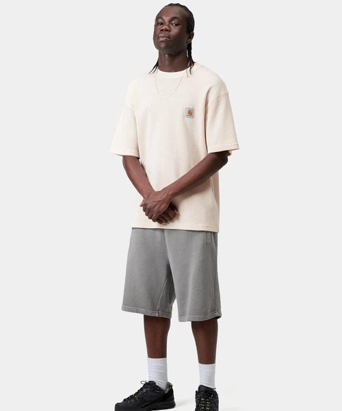 Carhartt（カーハート）の「Carhartt WIP/カーハート 半袖 Tシャツ S/S NELSON WAFFLET-SHIRT I036185（Tシャツ/カットソー・メンズ・ブラック/ナチュラル/ブルー・L/XL/S/M）」の7枚目の写真