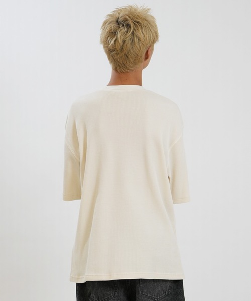 Carhartt（カーハート）の「Carhartt WIP/カーハート 半袖 Tシャツ S/S NELSON WAFFLET-SHIRT I036185（Tシャツ/カットソー・メンズ・ブラック/ナチュラル/ブルー・L/XL/S/M）」の14枚目の写真