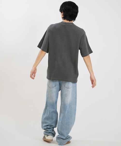 Carhartt（カーハート）の「Carhartt WIP/カーハート 半袖 Tシャツ S/S NELSON WAFFLET-SHIRT I036185（Tシャツ/カットソー・メンズ・ブラック/ナチュラル/ブルー・L/XL/S/M）」の21枚目の写真