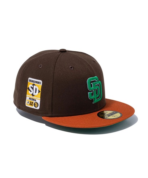 New Eraサンディエゴ・パドレス59FIFTYキャップ3/8ブラウン NEW ERA 59FIFTY サンディエゴ・パドレス キャップ ブラウン NEW ERA サンディエゴ パドレス　キャップ　ブラウン