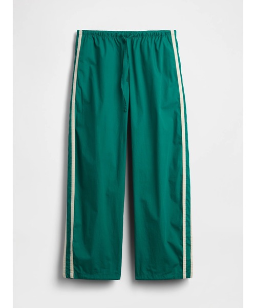 GAP(ギャップ)の「オーガニックコットンポプリン リラックスフィット イージーウエスト ストライプパンツ(その他パンツ・レディース・ブラック/グリーン・S/L/M/XS/XXS)」の14枚目の写真