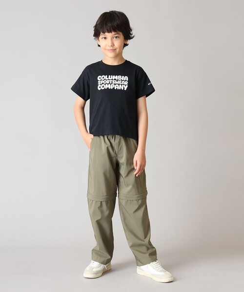 Columbia(コロンビア)の「Columbia/ キッズアイテム/ ミッションレイクIIショートスリーブグラフィックシャツ /コロンビア(Tシャツ/カットソー・キッズ・ホワイト/ブルー/ブラック・L/M/S)」の4枚目の写真
