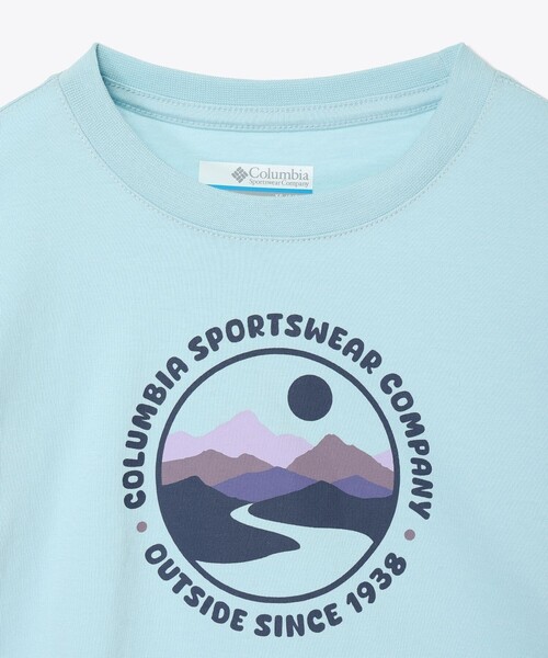 Columbia(コロンビア)の「Columbia/ キッズアイテム/ ミッションレイクIIショートスリーブグラフィックシャツ /コロンビア(Tシャツ/カットソー・キッズ・ホワイト/ブルー/ブラック・L/M/S)」の7枚目の写真