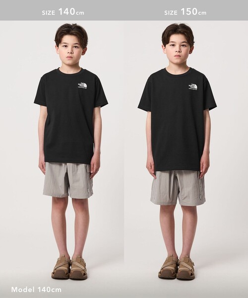 THE NORTH FACE(ザノースフェイス)の「<THE NORTH FACE>ヒストリカル ロゴ Tシャツ / キッズ 130cm-160cm(Tシャツ/カットソー・キッズ・ブラック/ホワイト/グレー系・140cm/130cm/150cm/160cm)」の13枚目の写真