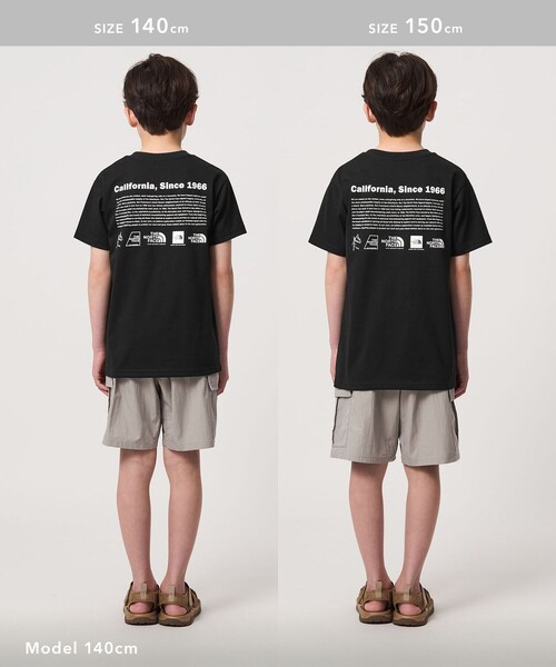 THE NORTH FACE(ザノースフェイス)の「<THE NORTH FACE>ヒストリカル ロゴ Tシャツ / キッズ 130cm-160cm(Tシャツ/カットソー・キッズ・ブラック/ホワイト/グレー系・140cm/130cm/150cm/160cm)」の15枚目の写真
