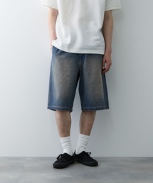 【NAVY / ネイビー】イージーワイドショーツ