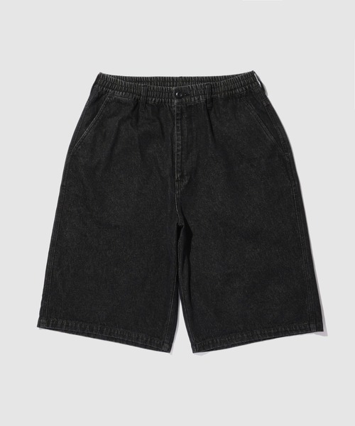 NAVY（ネイビー）の「【NAVY / ネイビー】イージーワイドショーツ（デニムパンツ・メンズ・カモフラージュ/ブラック/ブルー・M/L/XL）」の13枚目の写真