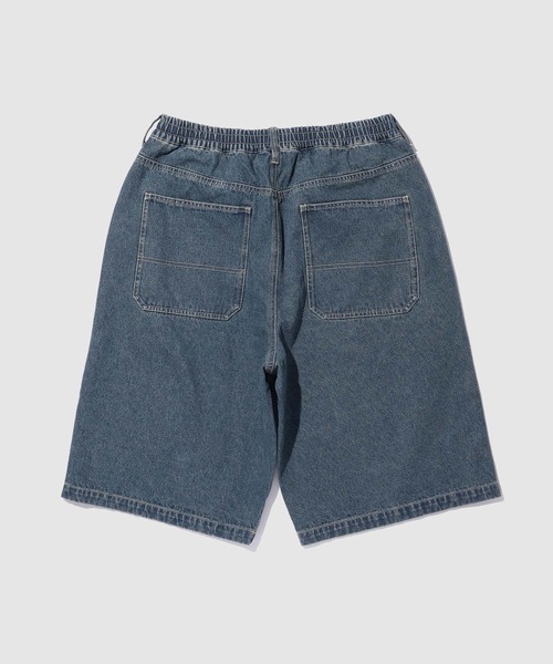 NAVY（ネイビー）の「【NAVY / ネイビー】イージーワイドショーツ（デニムパンツ・メンズ・カモフラージュ/ブラック/ブルー・M/L/XL）」の15枚目の写真