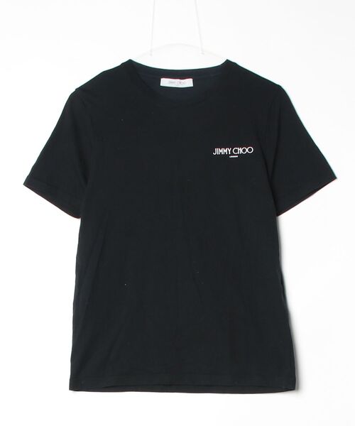 JIMMY CHOO ブラック Tシャツ ストーン未使用に近い ブランド古着】JIMMY CHOO｜ジミーチュウ（メンズ）のTシャツ