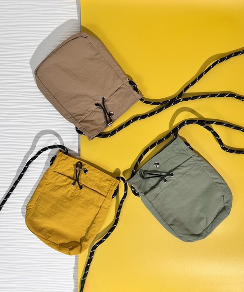 CALIFORNIA OUTFITTERS(カリフォルニア アウトフィッターズ)の「4E65-NK ミニショルダーバッグ(ショルダーバッグ・レディース・ホワイト/ベージュ/イエロー/ブラック/カーキ・ONESIZE)」の7枚目の写真