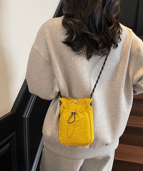 CALIFORNIA OUTFITTERS(カリフォルニア アウトフィッターズ)の「4E65-NK ミニショルダーバッグ(ショルダーバッグ・レディース・ホワイト/ベージュ/イエロー/ブラック/カーキ・ONESIZE)」の18枚目の写真