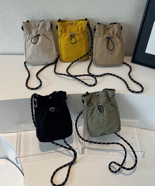 CALIFORNIA OUTFITTERS(カリフォルニア アウトフィッターズ)の「4E65-NK ミニショルダーバッグ(ショルダーバッグ・レディース・ホワイト/ベージュ/イエロー/ブラック/カーキ・ONESIZE)」の20枚目の写真