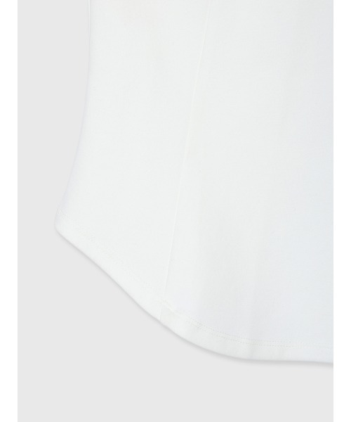 EIMY ISTOIRE(エイミーイストワール)の「2WAY RIBBON SLIT TANK(Tシャツ/カットソー・レディース・グレー/ブラック/ホワイト・F)」の21枚目の写真