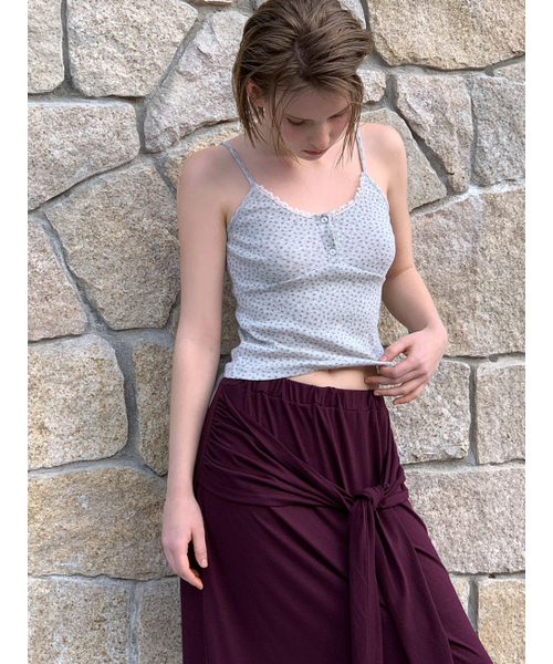ETMON(エトモン)の「2-Way Tie Long Skirt, Wine(スカート・レディース・その他・F)」の4枚目の写真