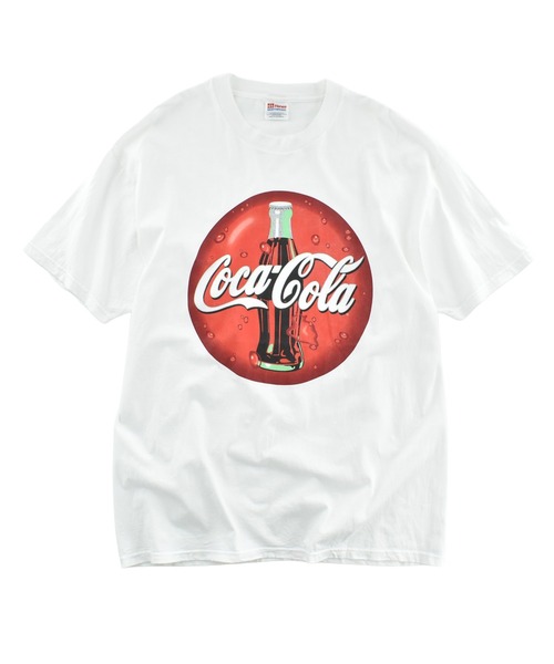 Coca Cola(コカコーラ)の「【USED】90-00’s デッドストック Hanes “Coca-Cola” 企業ロゴTシャツ(Tシャツ/カットソー・メンズ・ホワイト・X-LARGE)」の1枚目の写真