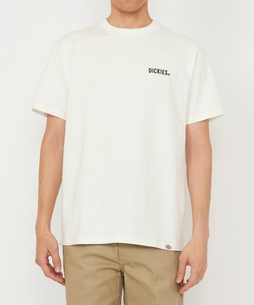 Dickies(ディッキーズ)の「Dickies/ディッキーズ グラフィックTシャツ 半袖(Worker)(Tシャツ/カットソー・メンズ・ブラック/ホワイト/オレンジ・MEDIUM/LARGE)」の6枚目の写真