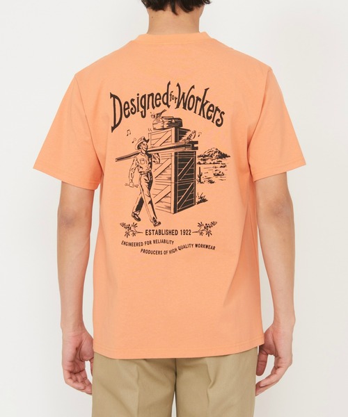 Dickies(ディッキーズ)の「Dickies/ディッキーズ グラフィックTシャツ 半袖(Worker)(Tシャツ/カットソー・メンズ・ブラック/ホワイト/オレンジ・MEDIUM/LARGE)」の20枚目の写真