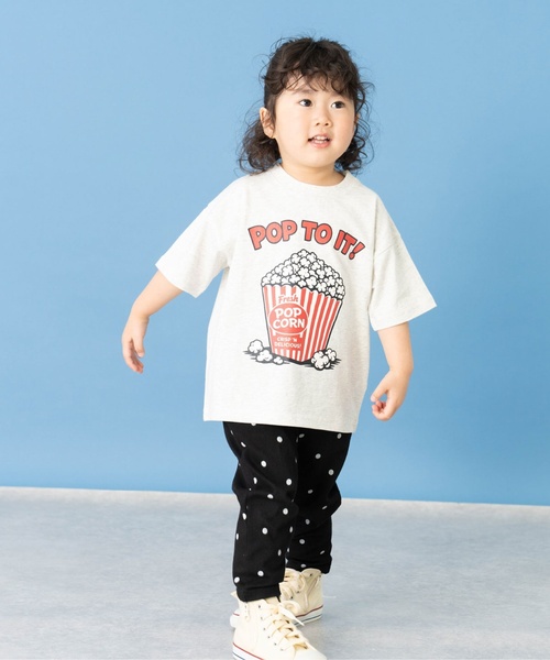 and D. petit main（アンドディープティマイン）の「【綿100】【365D.】YUMMY半袖Tシャツ（Tシャツ/カットソー・キッズ・チャコール/イエロー/オートミール/ブラウン・120cm/140cm/100cm/90cm/110cm/130cm）」の18枚目の写真