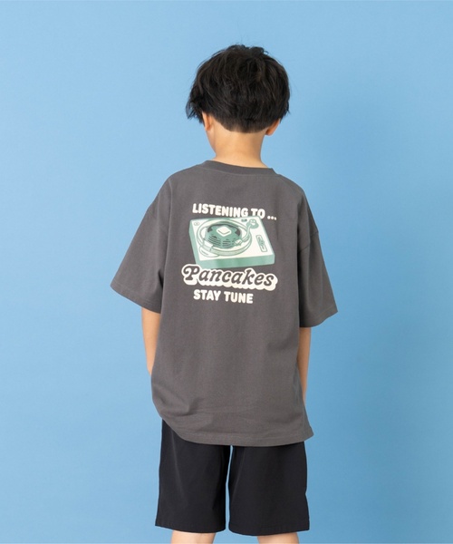 and D. petit main（アンドディープティマイン）の「【綿100】【365D.】YUMMY半袖Tシャツ（Tシャツ/カットソー・キッズ・チャコール/イエロー/オートミール/ブラウン・120cm/140cm/100cm/90cm/110cm/130cm）」の12枚目の写真