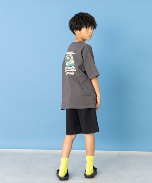and D. petit main（アンドディープティマイン）の「【綿100】【365D.】YUMMY半袖Tシャツ（Tシャツ/カットソー・キッズ・チャコール/イエロー/オートミール/ブラウン・120cm/140cm/100cm/90cm/110cm/130cm）」の11枚目の写真