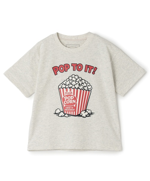and D. petit main（アンドディープティマイン）の「【綿100】【365D.】YUMMY半袖Tシャツ（Tシャツ/カットソー・キッズ・チャコール/イエロー/オートミール/ブラウン・120cm/140cm/100cm/90cm/110cm/130cm）」の8枚目の写真
