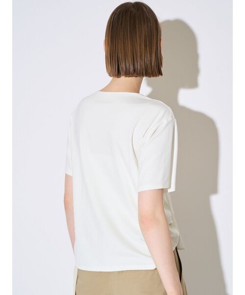 ELENDEEK(エレンディーク)の「DOCKING BUSTIER CS(Tシャツ/カットソー・レディース・ブラック/オフホワイト・FREE)」の6枚目の写真