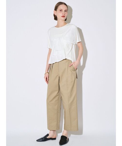 ELENDEEK(エレンディーク)の「DOCKING BUSTIER CS(Tシャツ/カットソー・レディース・ブラック/オフホワイト・FREE)」の10枚目の写真