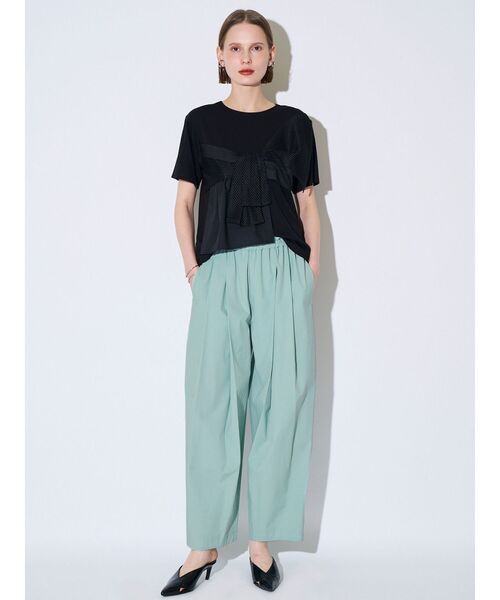 ELENDEEK(エレンディーク)の「DOCKING BUSTIER CS(Tシャツ/カットソー・レディース・ブラック/オフホワイト・FREE)」の15枚目の写真
