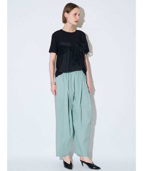 ELENDEEK(エレンディーク)の「DOCKING BUSTIER CS(Tシャツ/カットソー・レディース・ブラック/オフホワイト・FREE)」の16枚目の写真