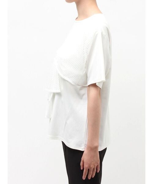 ELENDEEK(エレンディーク)の「DOCKING BUSTIER CS(Tシャツ/カットソー・レディース・ブラック/オフホワイト・FREE)」の19枚目の写真