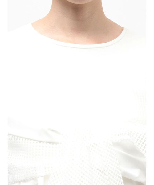 ELENDEEK(エレンディーク)の「DOCKING BUSTIER CS(Tシャツ/カットソー・レディース・ブラック/オフホワイト・FREE)」の21枚目の写真