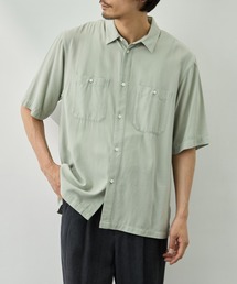 ATON / エイトン】TWIST WOOL TROPICAL OVERSIZED SHIRT（シャツ