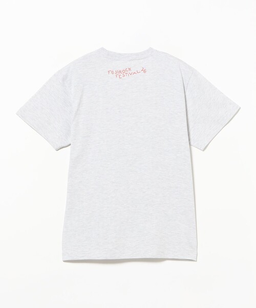 BEAMS(ビームス)の「〈MEN〉FUJI ROCK FESTIVAL'26 / Takahashi Ayumi / Rain Clouds and My Guitar TEE(Tシャツ/カットソー・メンズ・アッシュグレー・M/L/XL/XXL)」の3枚目の写真