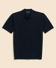 BROOKS BROTHERS | ギマコットン　ジョニーカラー　ポロセーター(ニット/セーター)