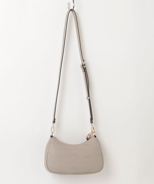 Guess(ゲス)の「CELESTIA Mini Shoulder Bag ショルダーバッグ(ショルダーバッグ・レディース・ブラック/ライトベージュ・ONE SIZE)」の6枚目の写真