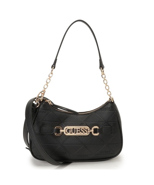 Guess(ゲス)の「CELESTIA Mini Shoulder Bag ショルダーバッグ(ショルダーバッグ・レディース・ブラック/ライトベージュ・ONE SIZE)」の1枚目の写真