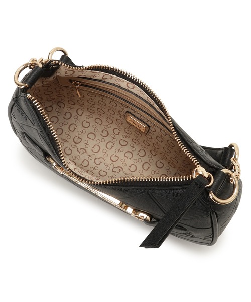 Guess(ゲス)の「CELESTIA Mini Shoulder Bag ショルダーバッグ(ショルダーバッグ・レディース・ブラック/ライトベージュ・ONE SIZE)」の13枚目の写真