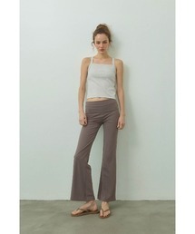 ALEXIA STAM | Turn-up Waist Flared Pants /ターンアップウエストパンツ(その他パンツ)
