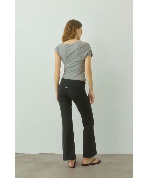 ALEXIA STAM(アリシアスタン)の「Turn-up Waist Flared Pants /ターンアップウエストパンツ(その他パンツ・レディース・ブラウン/ブラック/グレイッシュベージュ・M/S/L)」の8枚目の写真