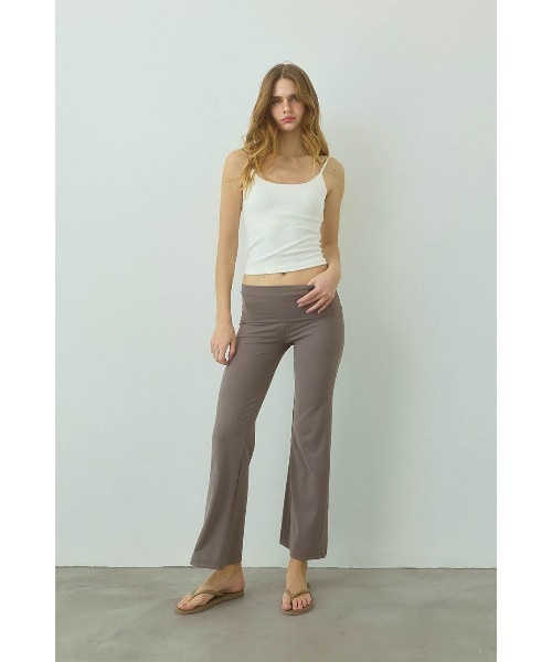 ALEXIA STAM(アリシアスタン)の「Turn-up Waist Flared Pants /ターンアップウエストパンツ(その他パンツ・レディース・ブラウン/ブラック/グレイッシュベージュ・M/S/L)」の15枚目の写真