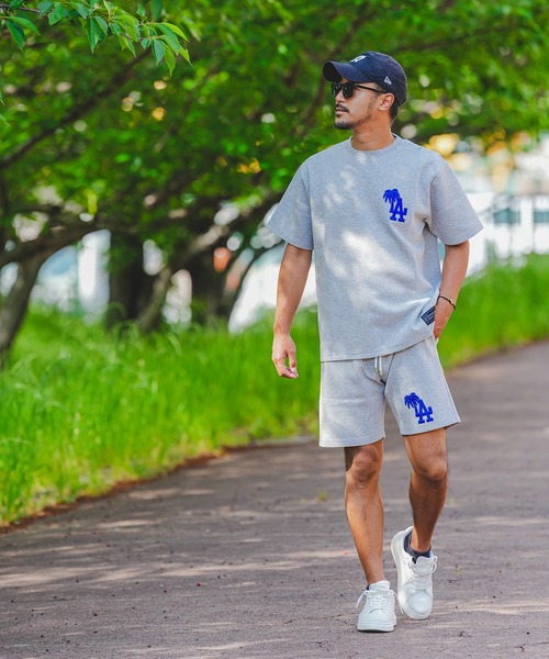 adamsJUGGLER（アダムスジャグラー）の「RTEGパームツリーLAティー（Tシャツ/カットソー・メンズ・グレー/ブルー/ブラック/ホワイト・S/L/M/XL）」の7枚目の写真