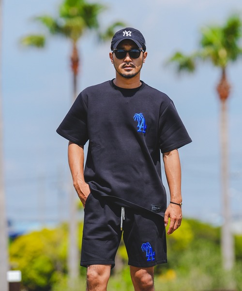 adamsJUGGLER（アダムスジャグラー）の「RTEGパームツリーLAティー（Tシャツ/カットソー・メンズ・グレー/ブルー/ブラック/ホワイト・S/L/M/XL）」の17枚目の写真