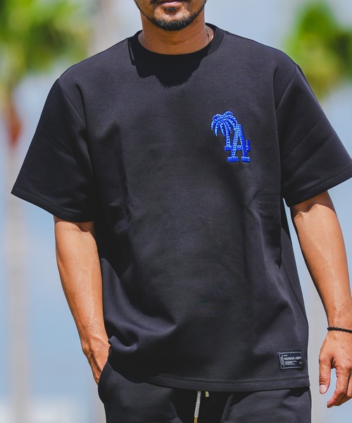 adamsJUGGLER（アダムスジャグラー）の「RTEGパームツリーLAティー（Tシャツ/カットソー・メンズ・グレー/ブルー/ブラック/ホワイト・S/L/M/XL）」の19枚目の写真