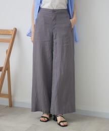 KATHARINE ROSS | フレンチリネンワイドパンツ(その他パンツ)