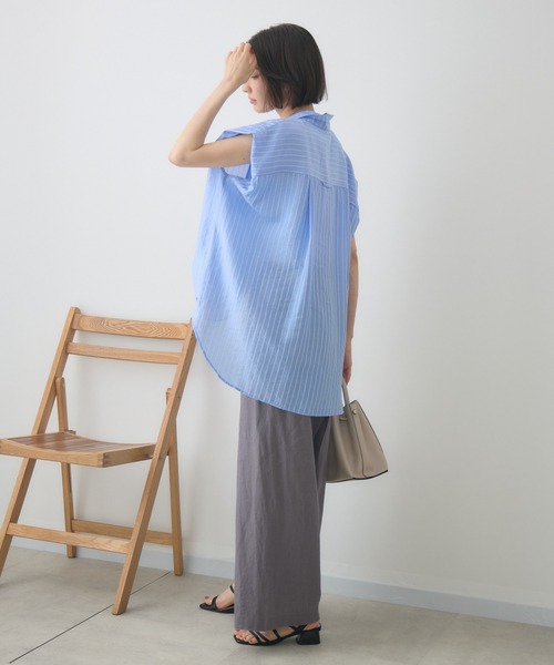 KATHARINE ROSS(キャサリンロス)の「フレンチリネンワイドパンツ(その他パンツ・レディース・ブラック/グレー・MEDIUM/LARGE)」の14枚目の写真