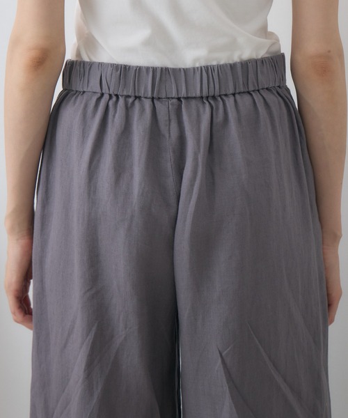 KATHARINE ROSS(キャサリンロス)の「フレンチリネンワイドパンツ(その他パンツ・レディース・ブラック/グレー・MEDIUM/LARGE)」の19枚目の写真
