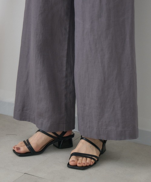 KATHARINE ROSS(キャサリンロス)の「フレンチリネンワイドパンツ(その他パンツ・レディース・ブラック/グレー・MEDIUM/LARGE)」の18枚目の写真